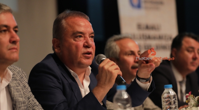Başkan Böcek " ‘Leb demeden leblebiyi anlıyoruz " !