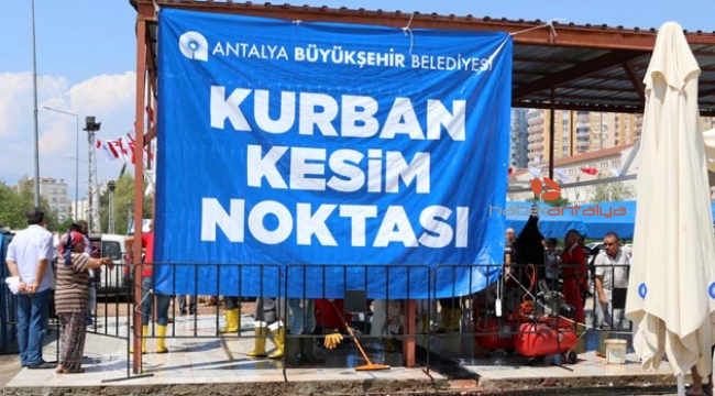 Büyükşehir kurban kesim yerlerini belirledi