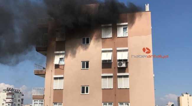 Çatı katında yangın !