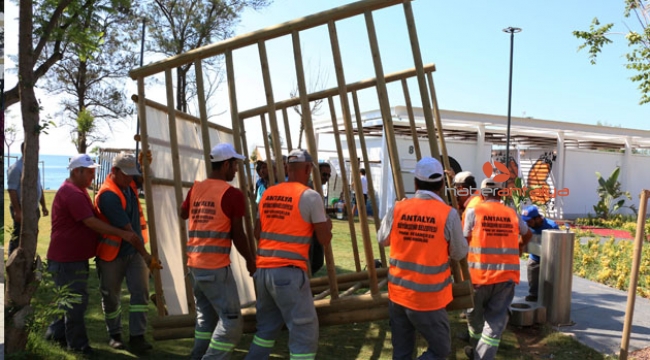 Konyaaltı Sahili’nde işgale müdahale