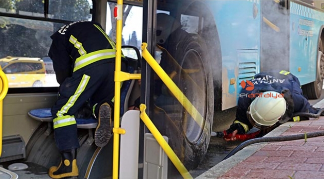 Otobüste korku dolu anlar!