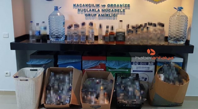  Restorana kaçak içki baskını !