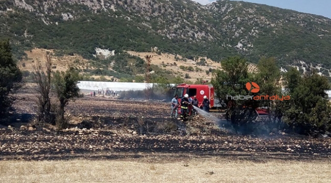 Yangın korkuttu