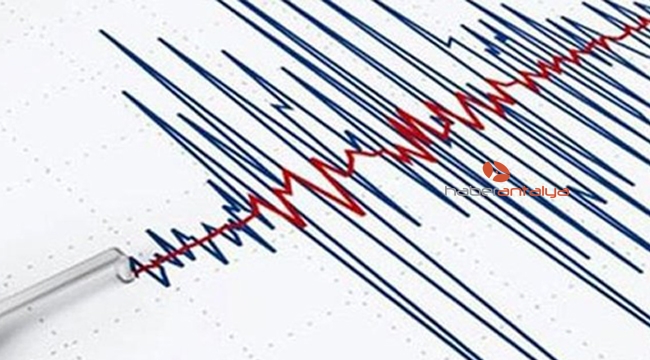 Akdeniz'de 4.3 büyüklüğünde deprem