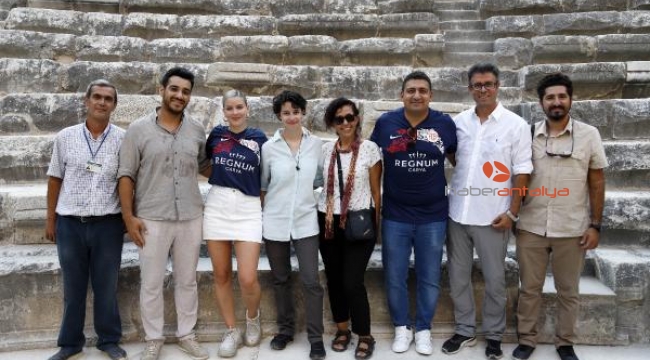 Anne Marie, Aspendos ve Antalya'ya hayran kaldı