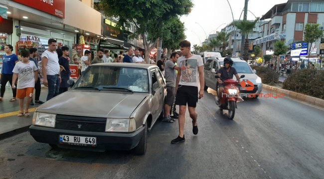  Antalya'da trafik kazası: 1 yaralı