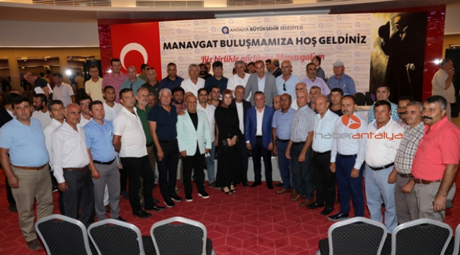 Başkan Böcek Manavgat’ta