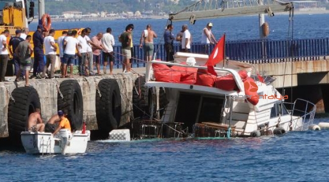 Batan yattaki yolcular ve mürettebat kurtarıldı