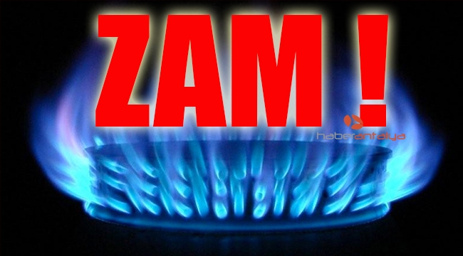 Doğalgaza gece yarısı zammı !