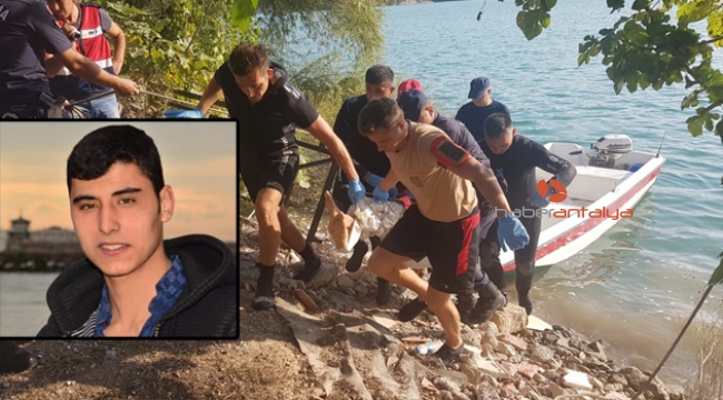 Kayıp gencin cesedine 1 gün sonra ulaşıldı !