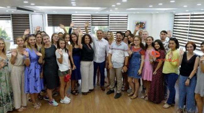 Kazan Federal Üniversitesi öğrencileri Muratpaşa'da