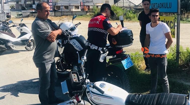 Motosikletlilere yönelik sıkı denetim