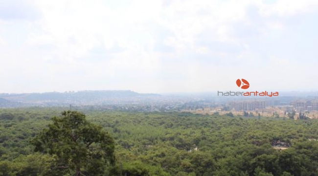 Nem bulutu Antalya'yı kapladı