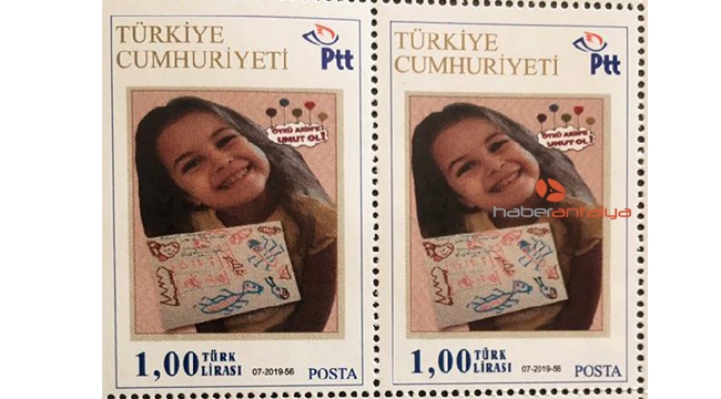 PTT, ÖYKÜ ARİN İÇİN POSTA PULU HAZIRLADI