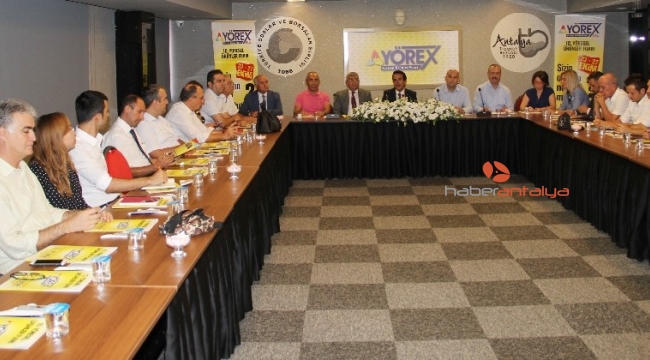 10. YÖREX Danışma Kurulu toplandı