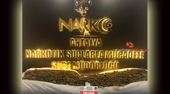 Antalya'da uyuşturucu operasyonu