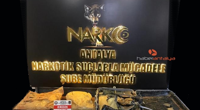 Antalya Havalimanı'nda 3,5 kilogram eroin ele geçirildi: 2 tutuklama