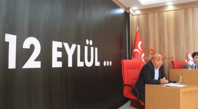 Antalya Taşmedreseli ülkücülerden 12 Eylül açıklaması