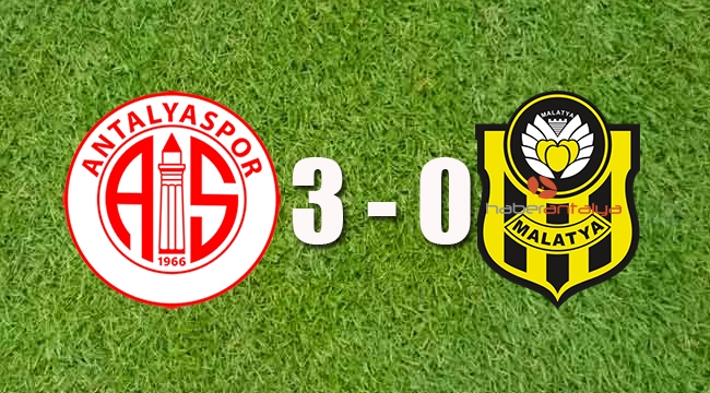 Antalyaspor 3 -  0 Yeni Malatyaspor 