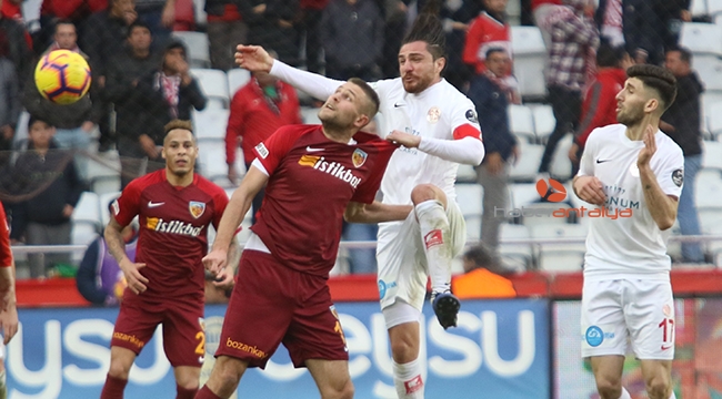 Antalyaspor ile Kayserispor 23. randevuda