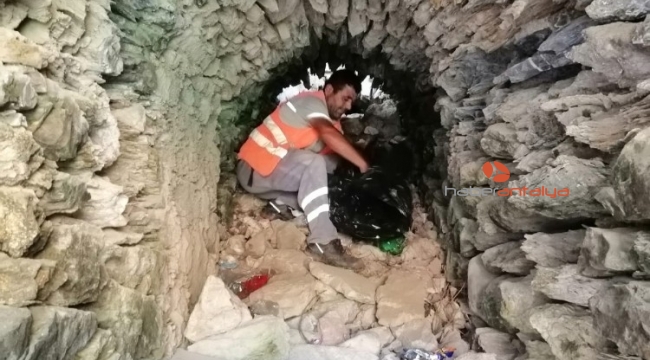 Aytap Antik kenti temizlendi