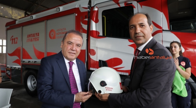 Başkan Böcek İtfaiyeciler Haftası'nı kutladı