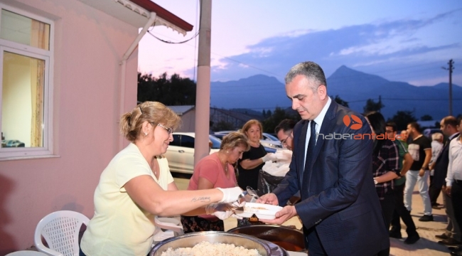 Başkan Esen, oruç açma lokmasını paylaştı