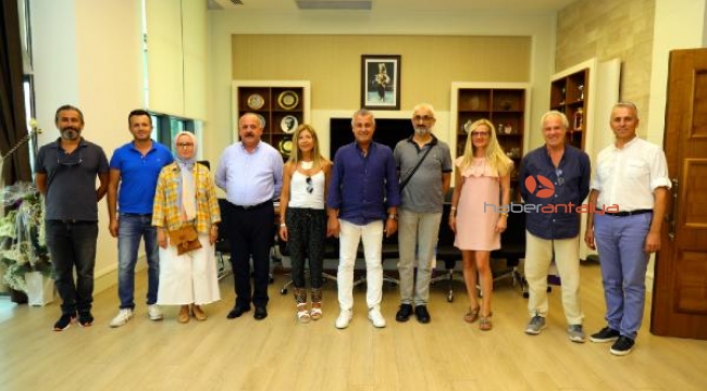 Başkan Sözen'e yabancı eğitimcilerden ziyaret