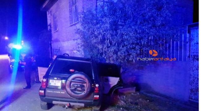 Cip, evin duvarına çarptı: 1 ölü, 1 yaralı