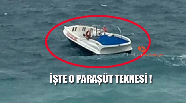 Deniz paraşütünün halatı koptu; 20 metreden düşen 2 turist ağır yaralı !