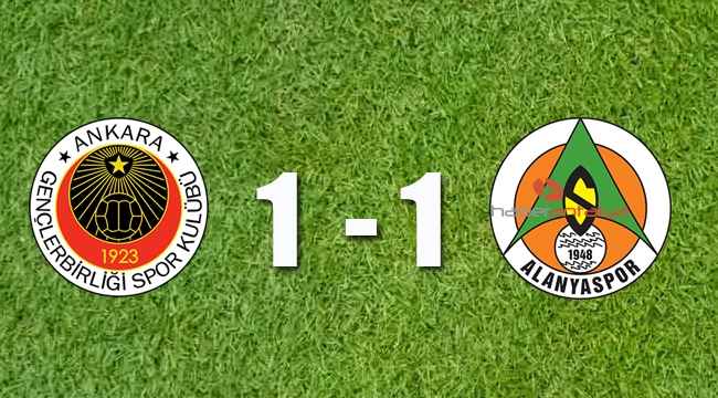 Genclerbirligi 1 : 1 Alanyaspor