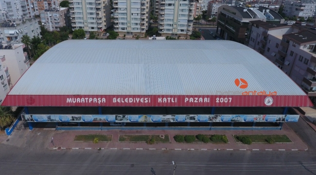 Kapalı pazar yerine güneş enerji santrali kuruluyor