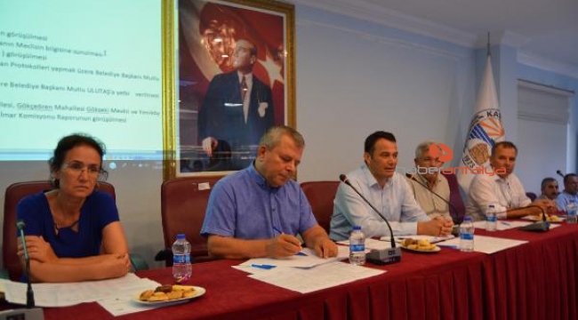 Kaş Belediyesi'nde eylül meclisi