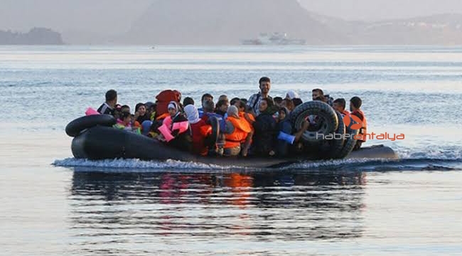Kaş'ta Suriyeli 34 kaçak göçmen yakalandı