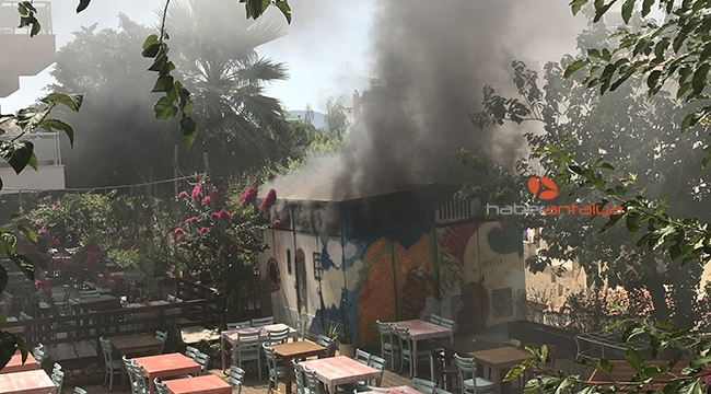 Kaş’ta trafo yangını korkuttu