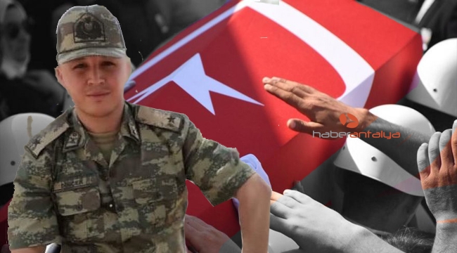Antalya'ya şehit ateşi düştü
