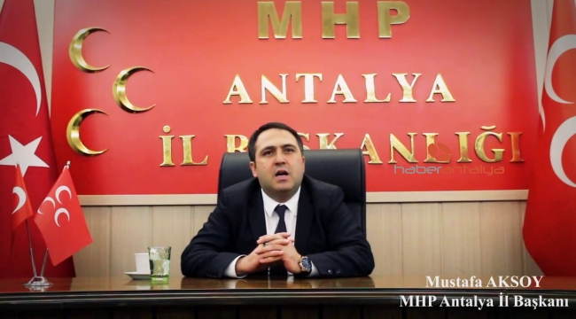 Mustafa Aksoy MHP il başkanlığından istifa etti.