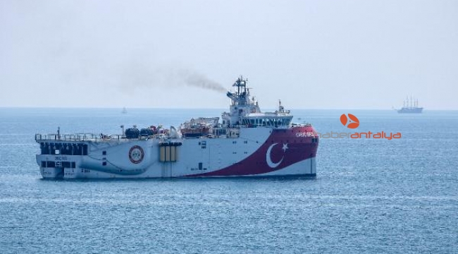 Oruç Reis, Antalya'dan ayrıldı