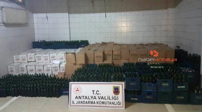Otel deposunda 20 bin litre şişelenmiş sahte şarap ele geçirildi