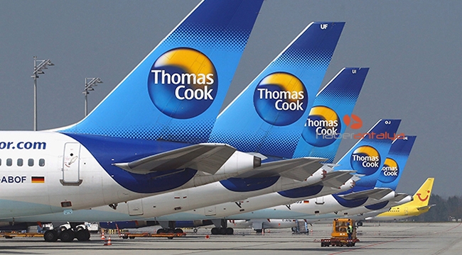 178 yıllık İngiliz seyahat şirketi Thomas Cook resmen battı