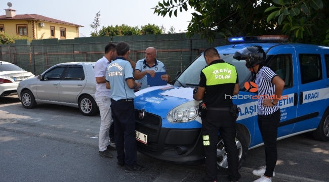Ulaşım zabıtası Alanya'da denetim yaptı