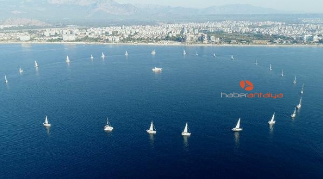 Yelkenliler Akdeniz'de 45 günde 1100 mil yapacak