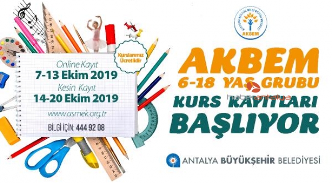 AKBEM kış dönemi kayıtları başlıyor
