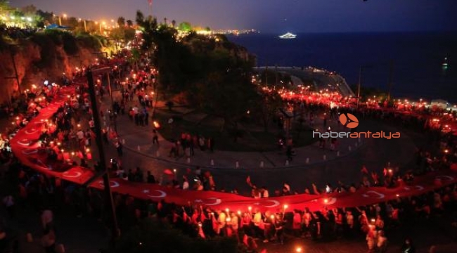 Antalya'da Fener Alayı düzenlendi