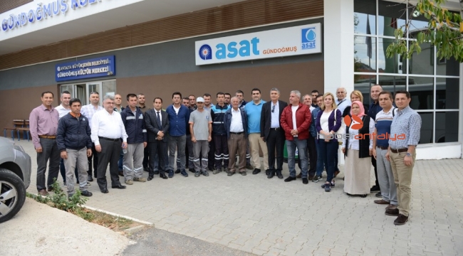 ASAT Heyeti, Gündoğmuş ve Manavgat yatırımlarını inceledi