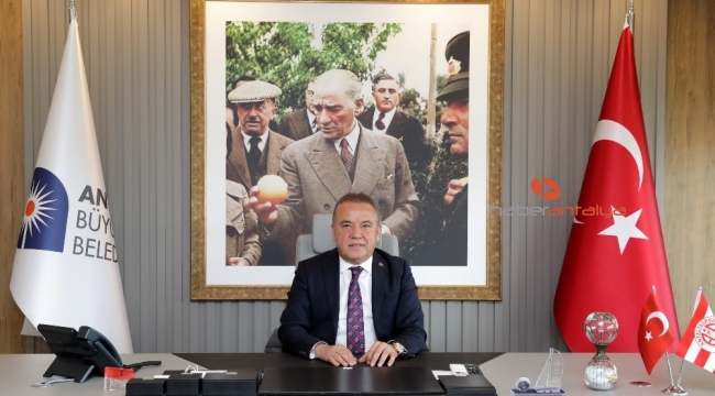 Başkan Böcek: "Cumhuriyetimizin 96'ncı yılını kutlamanın onuru, gururu ve heyecanını yaşıyoruz. "