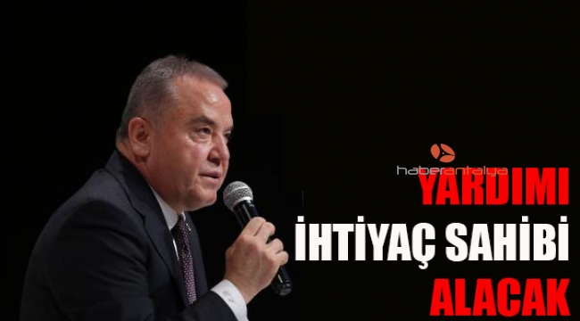 Başkan Böcek: Sosyal Kart ihtiyaç sahiplerine verilecek