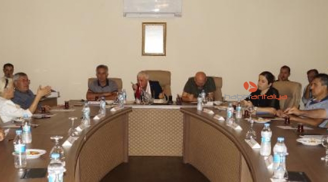 Finike Belediye meclisi toplandı