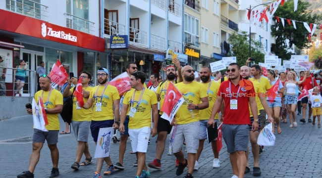 Kaş'ta serbest dalış şampiyonası başladı
