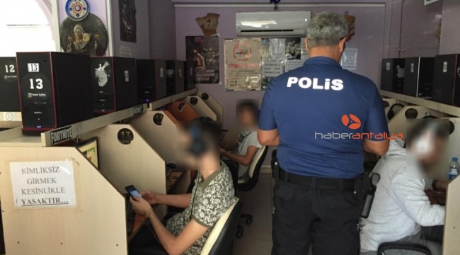 Konyaaltı'ndaki okullar çevresinde denetim
